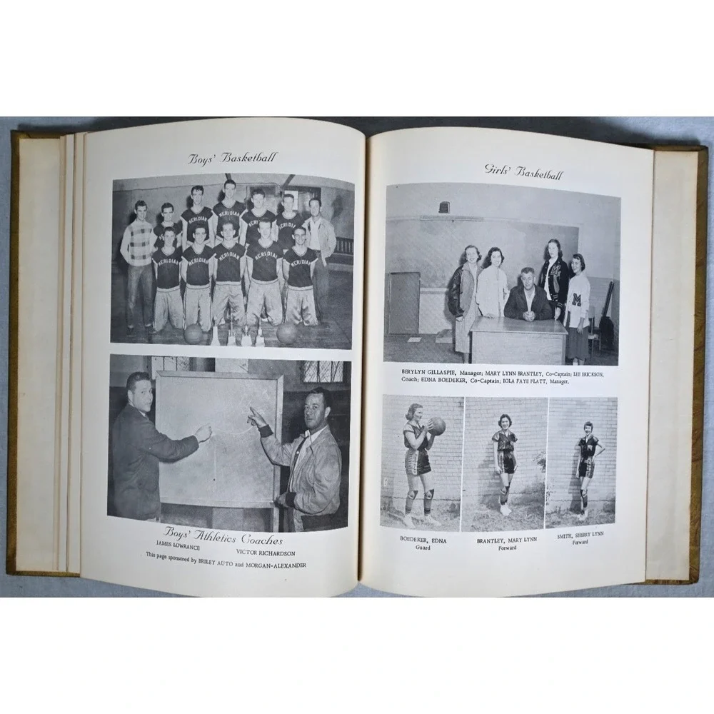 1956 Meridian Texas Yellow Jacket School Yearbook Annual Vintage (#2)